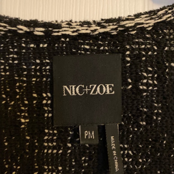 Nic+Zoe Fringe Knit Tweed Jacket MP - Picture 9 of 10